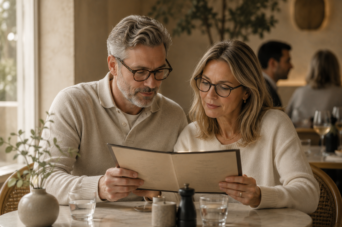 Clear close vision while reading