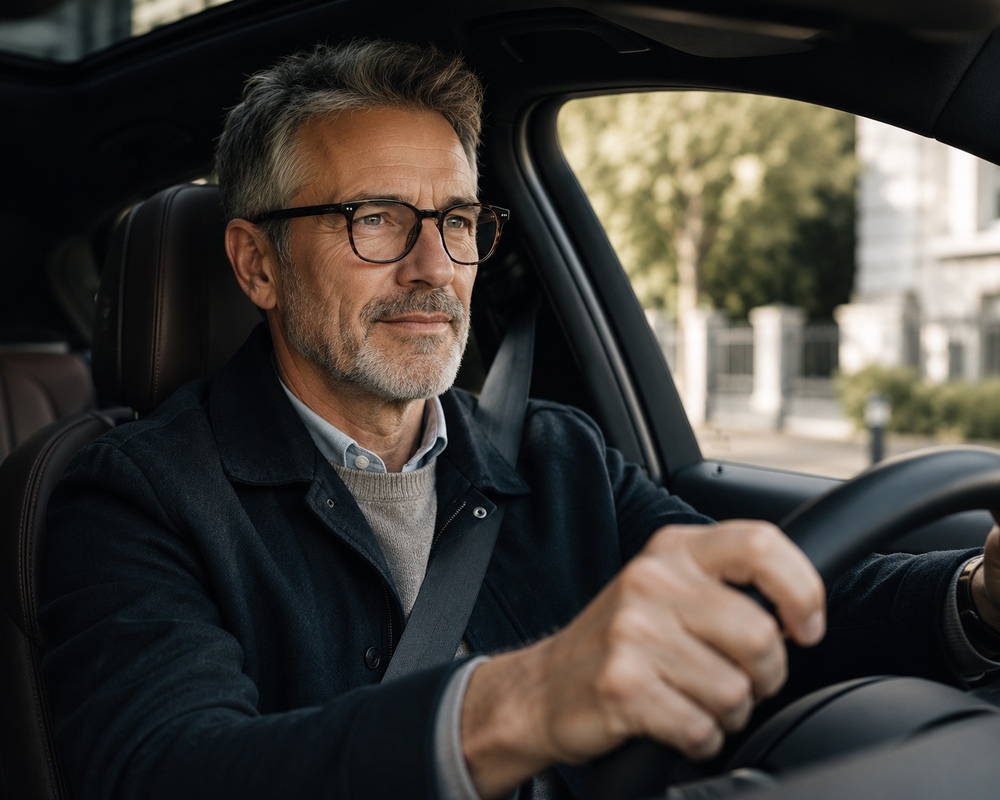 Clear distance vision while driving