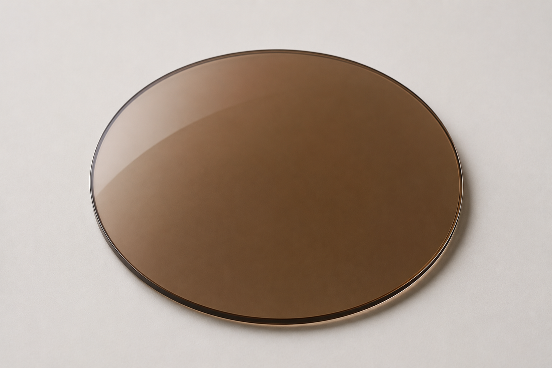 Polarised prescription lenses reducing glare