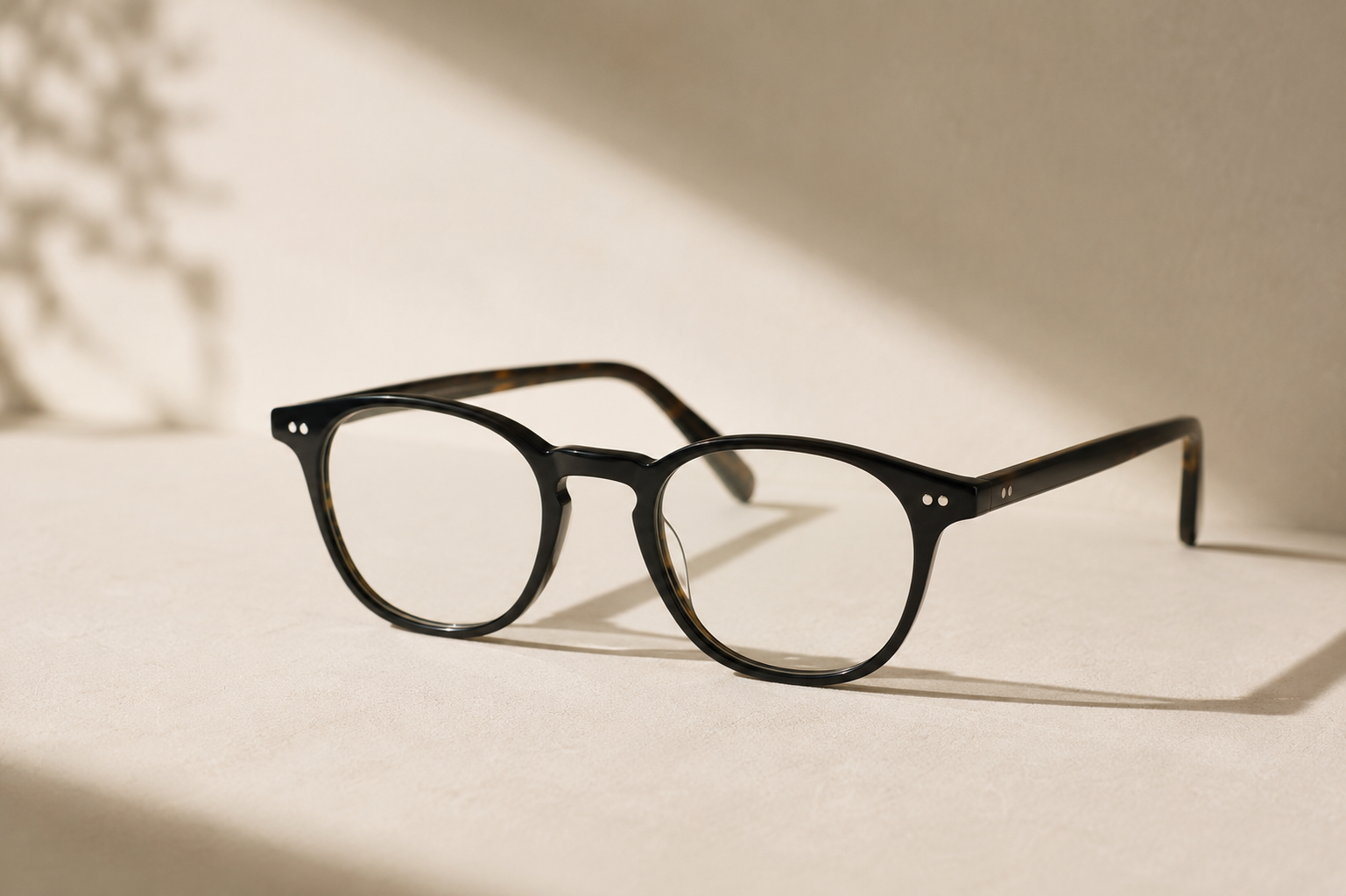 Glasses ready for replacement lenses